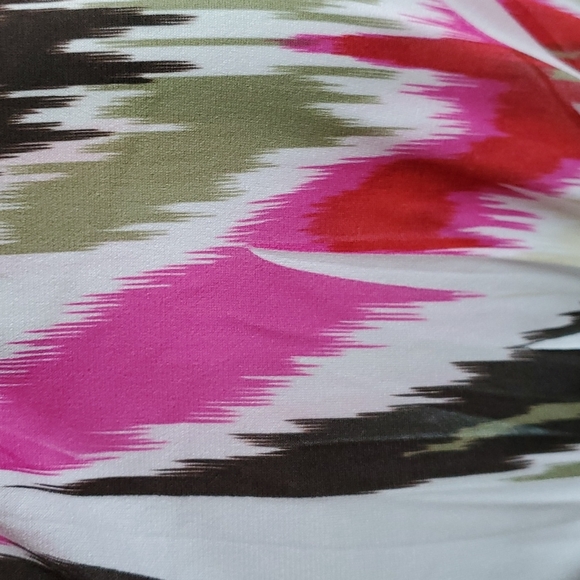 Inesh of LA multi color abstract print dress size Small/Medium - Picture 7 of 9